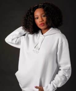 FELPA UNISEX RAINBOW WHITE, LOGO CATARIFRANGENTE