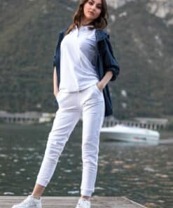PANTALONE WHITE DONNA RAINBOW, LOGO CATARIFRANGENTE